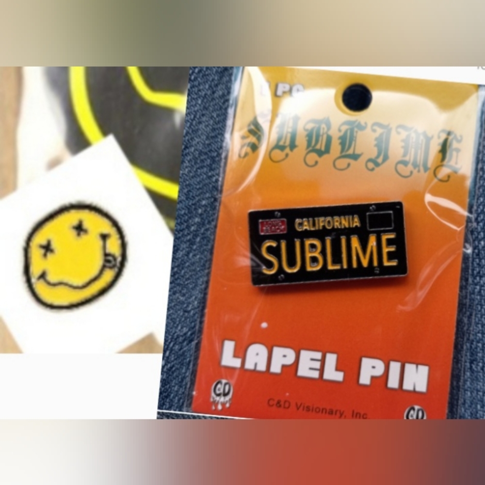 Sublime pin and Nirvana pin reserved